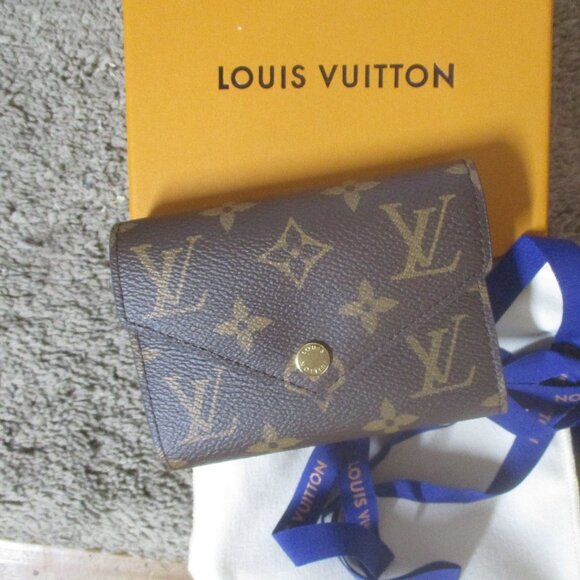 NEW Brown monogram wallet pink lining original packaging boxed - Picture 1 of 11